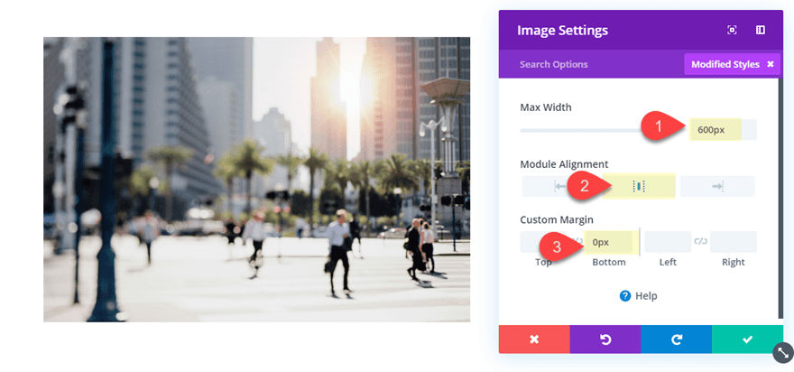 divi reflections for text and images