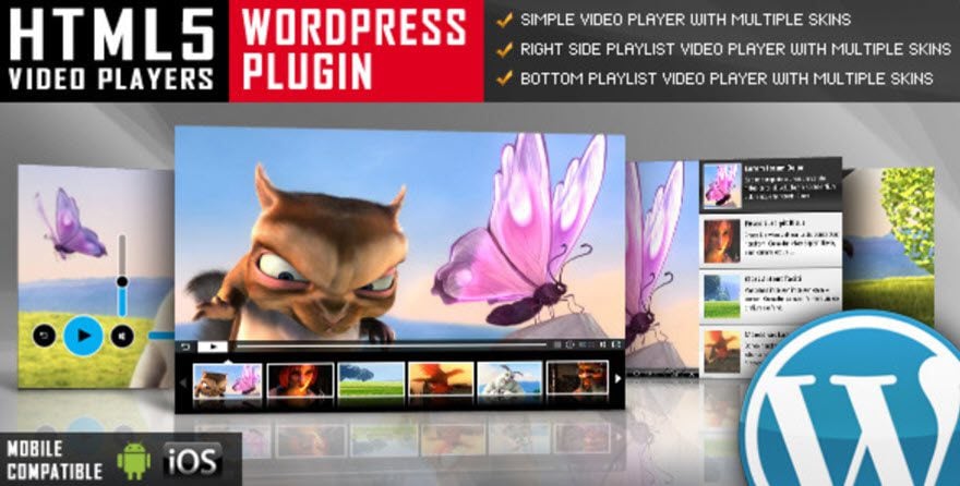 WordPress html5 player