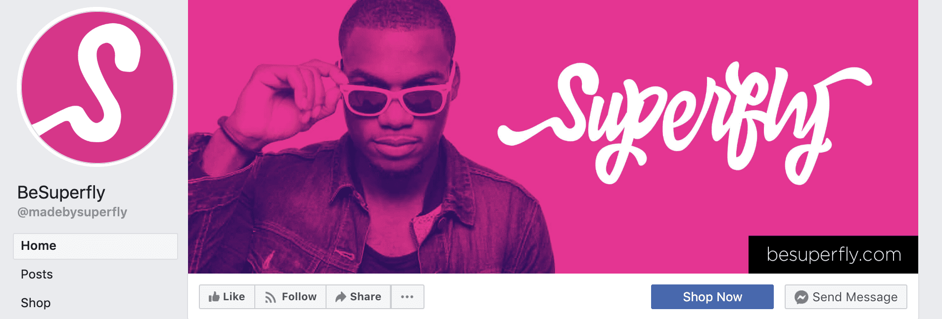 BeSuperfly Facebook Cover Photo