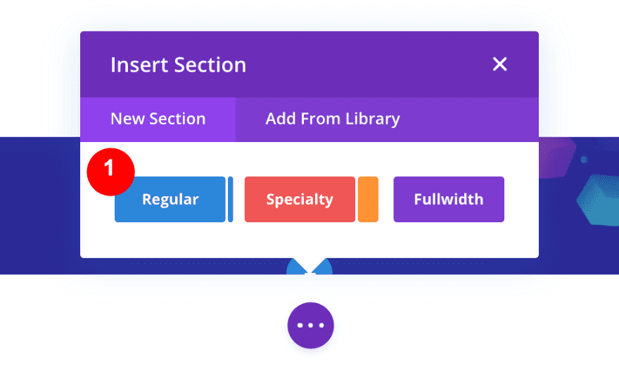 screenshot of the divi builder