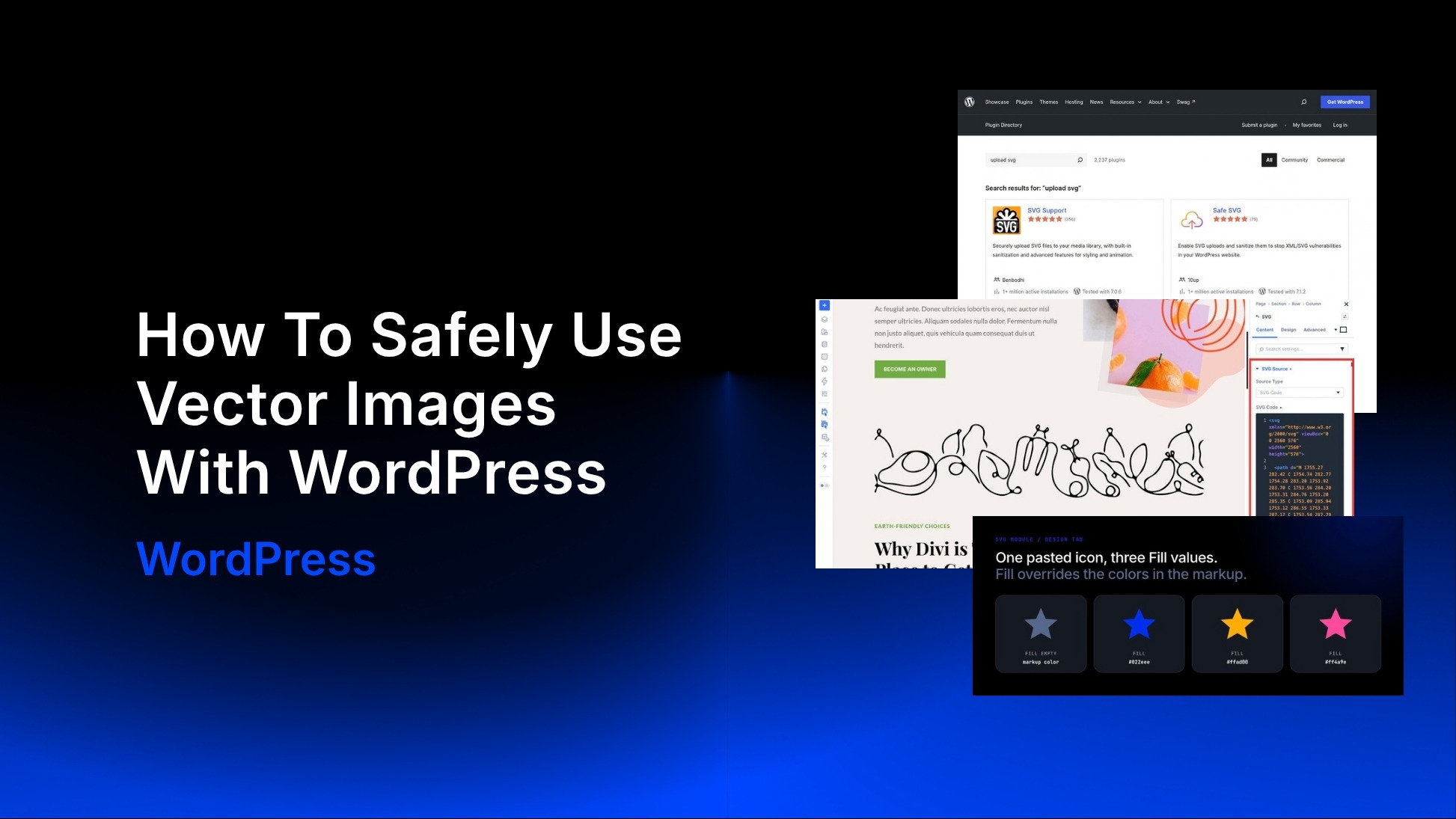 How to Safely Use Vector Images with WordPress