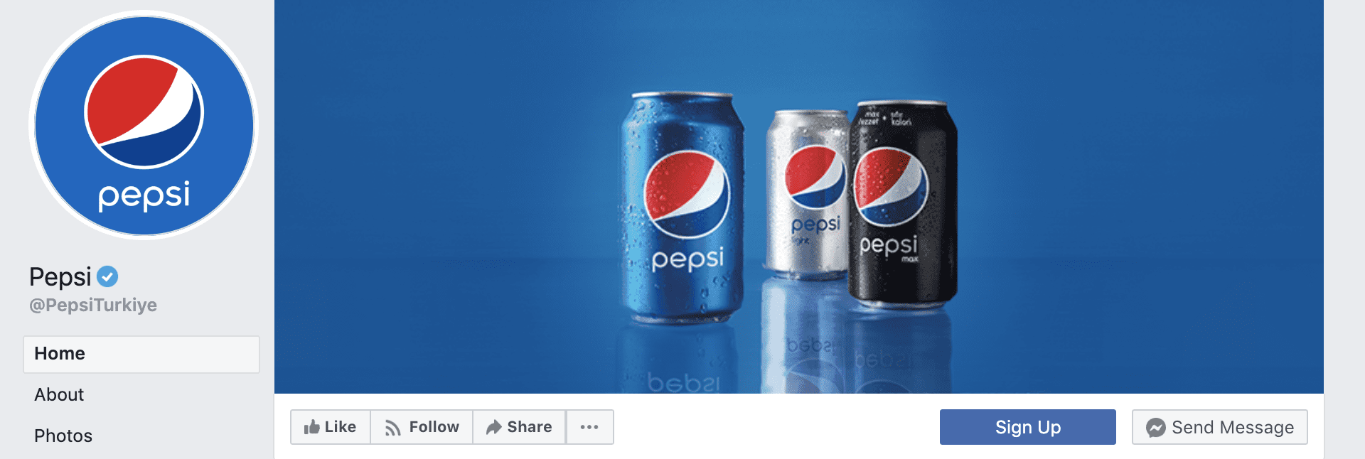Pepsi Facebook Cover Photo
