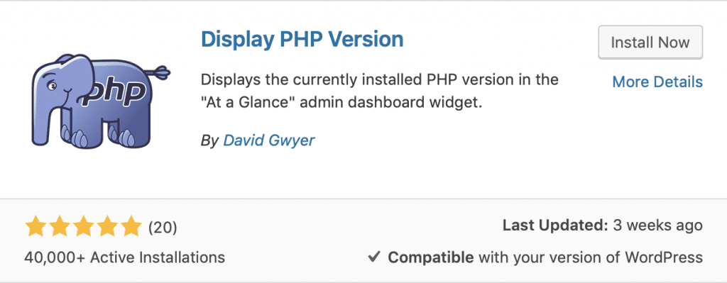 update PHP