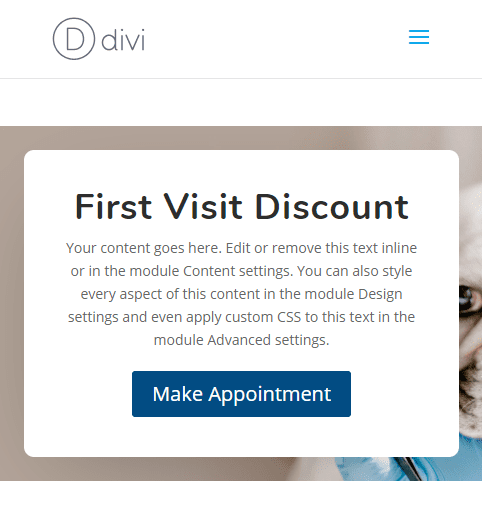 divi eye-catching cta hover effects
