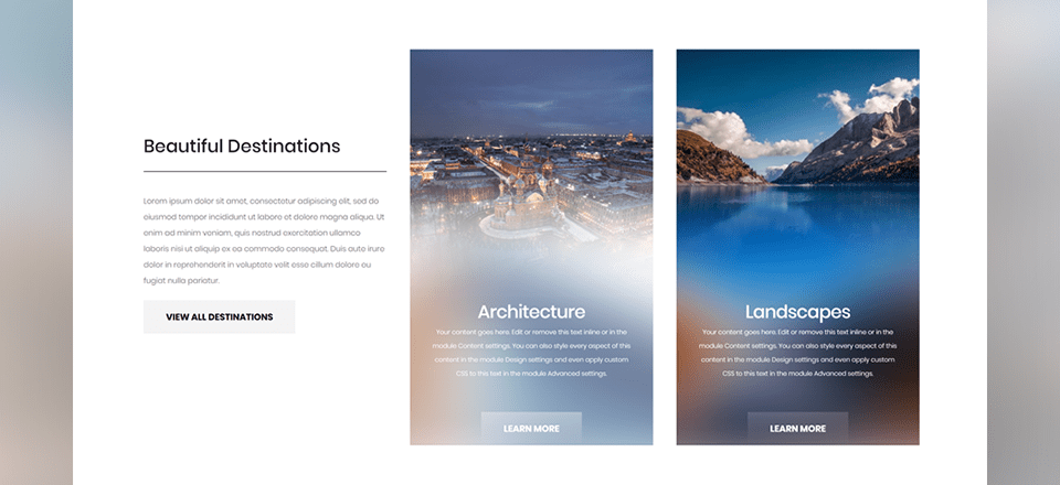 How to Create Beautiful Blurred Backgrounds with Divi