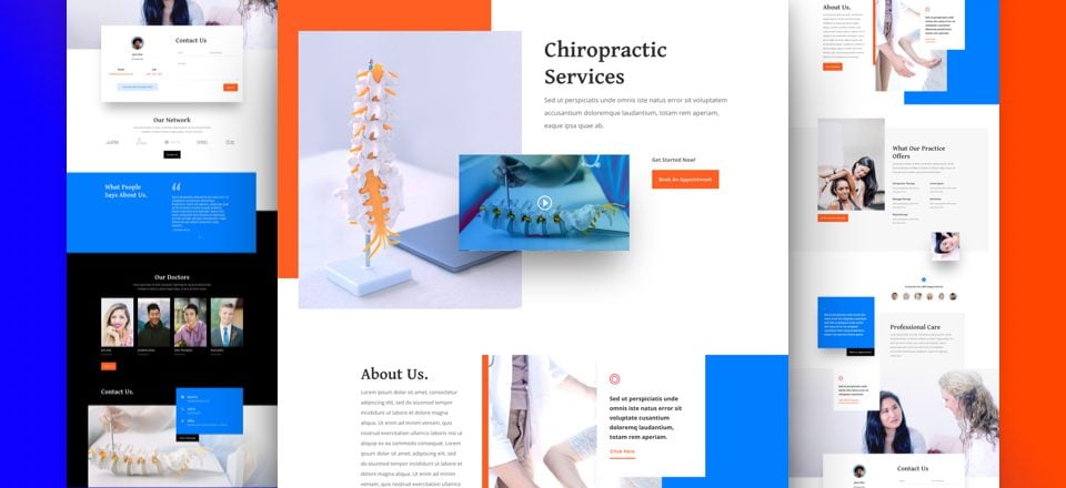 Get a FREE Chiropractor Layout Pack for Divi