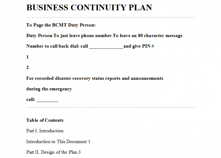Business Continuity Notification Example When Disaster Strikes: Business Continuity Plans 101