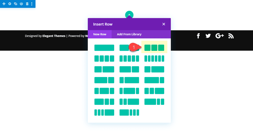 divi layout pack preview fan-out hover effects