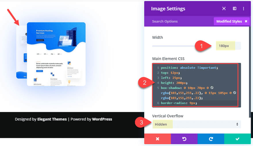 divi layout pack preview fan-out hover effects