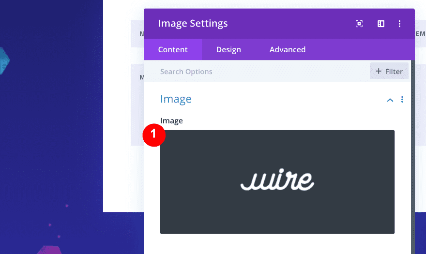 Add a logo to the image module
