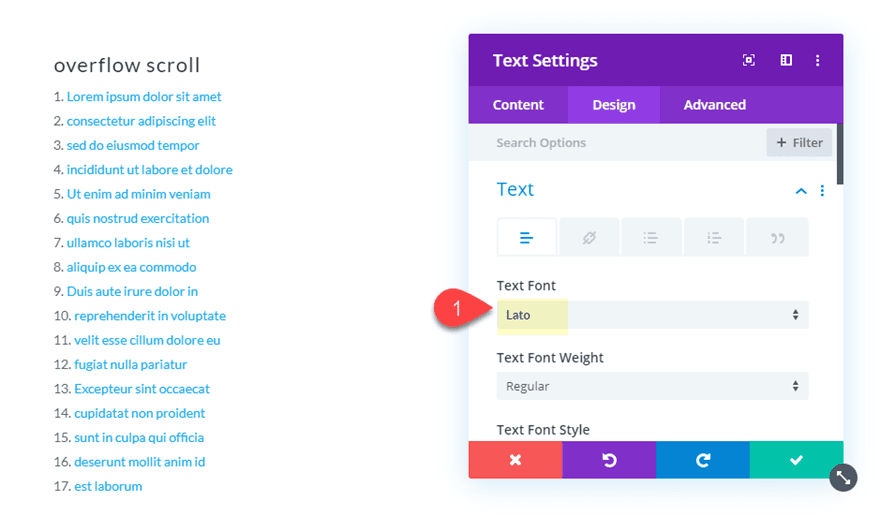  divi overflow options