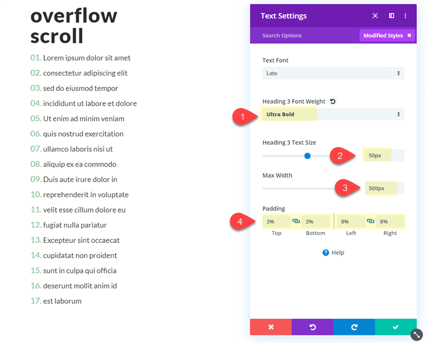  divi overflow options