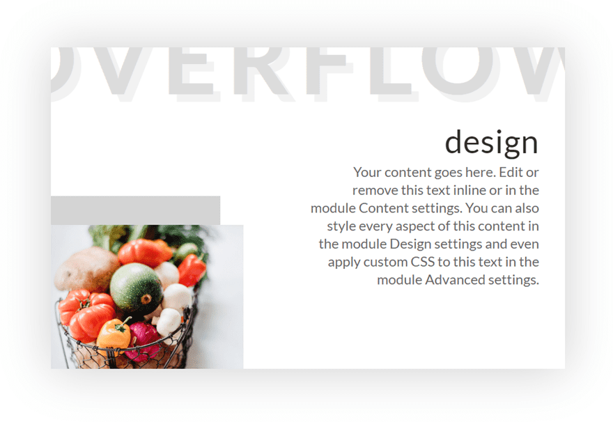  divi overflow options