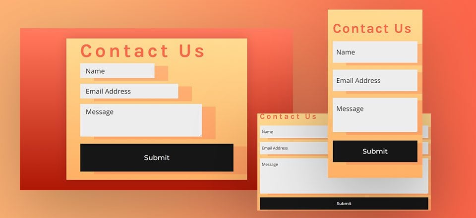 How to Use vw and vh Length Units to Design a Responsive Contact Form in Divi