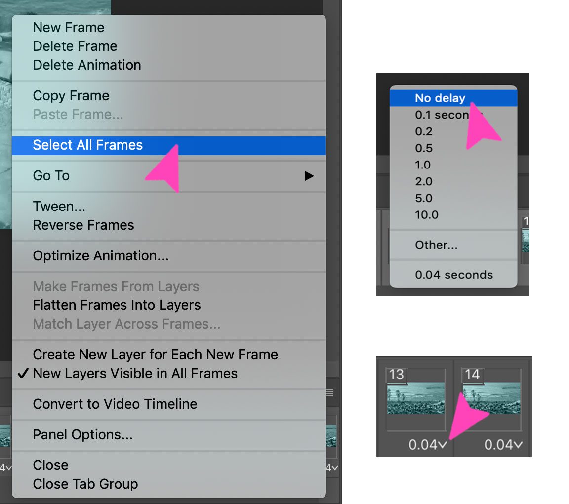 How to make a GIF in Photoshop,  Video, and Online - PGBS