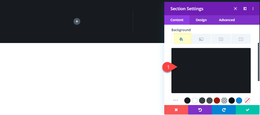 Divi vertical slider elements