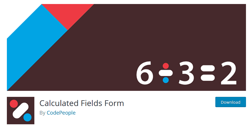 Calculated Fields Form