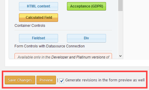 Calculated Fields Form