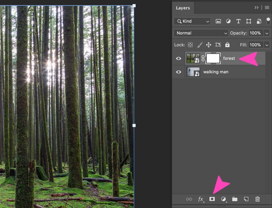 screenshot of photoshop layers