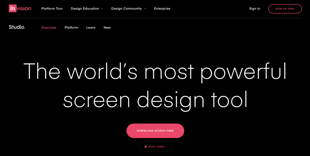 InVision Studio