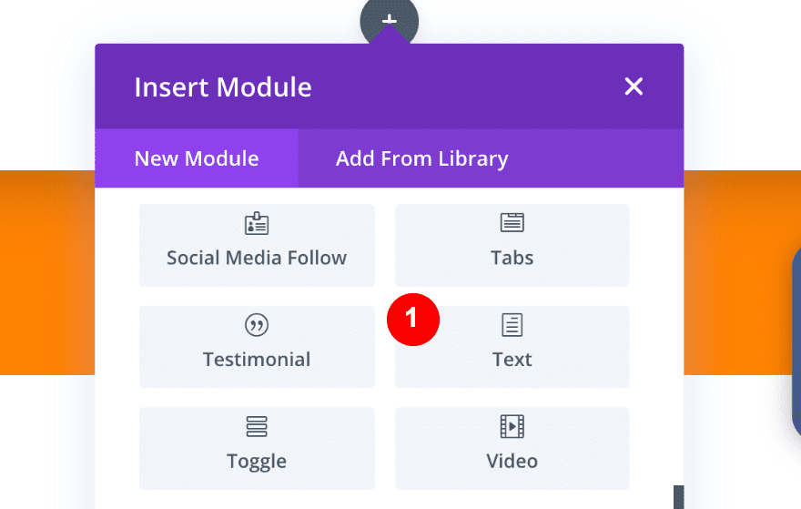 add a text module to column 2