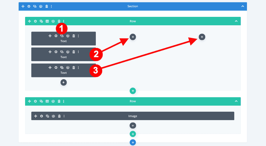 add and duplicate text modules