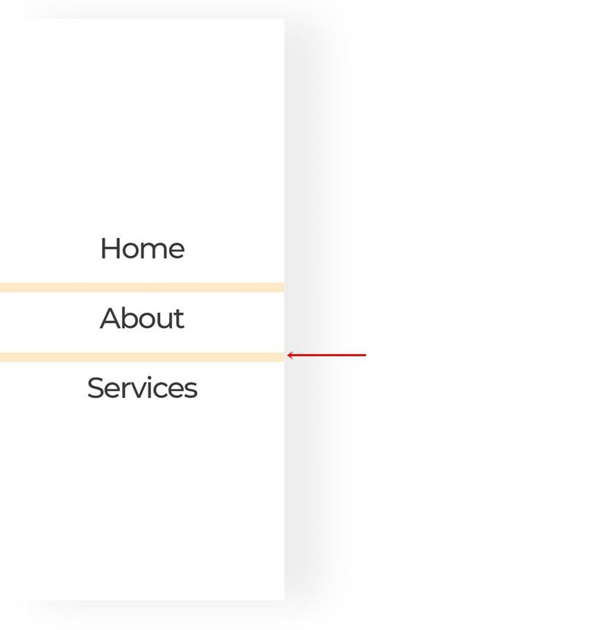 column side navigation