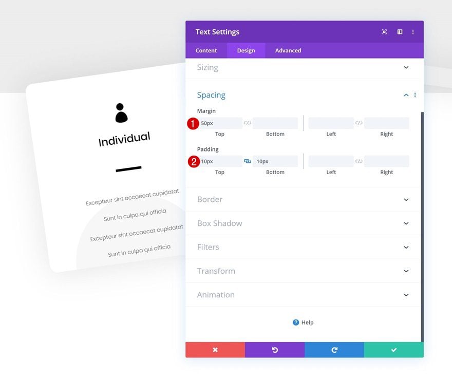 column pricing plans