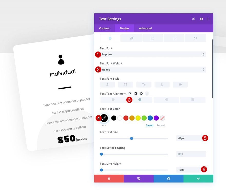 column pricing plans