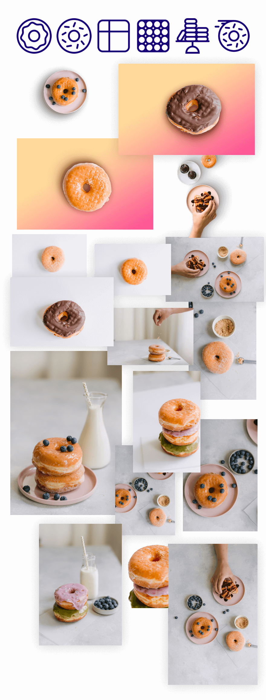 divi donut shop layout pack