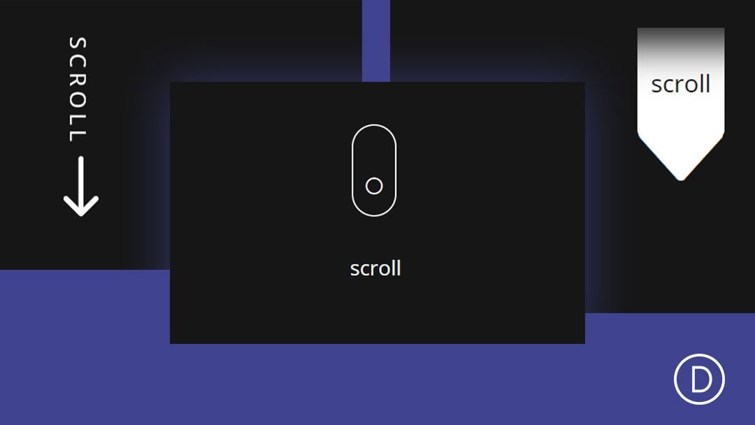 4 Animated Scroll Buttons for Your Divi Site’s Hero Section (and How to Create Them)