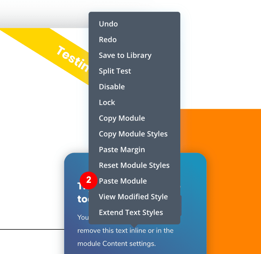 paste module