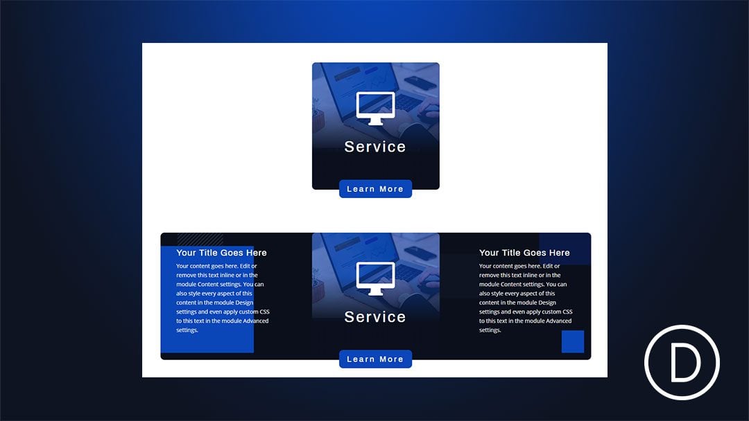 Creating Pop Out Service Descriptions on Hover with Divi