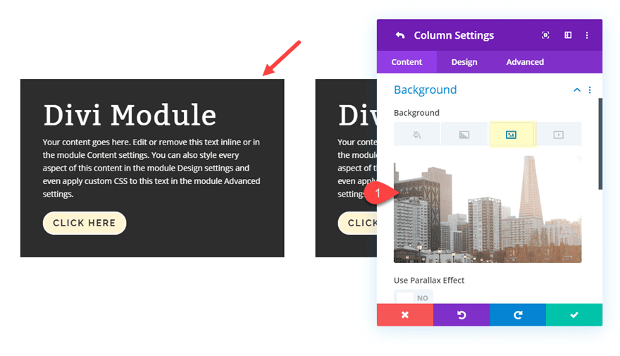 stagger divi columns and modules