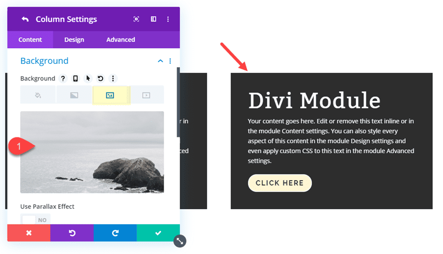 stagger divi columns and modules