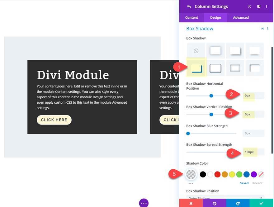 stagger divi columns and modules