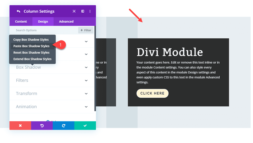 stagger divi columns and modules