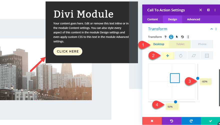 stagger divi columns and modules