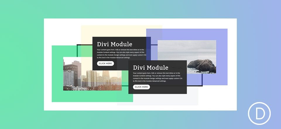 How to Stagger Divi Columns and Modules for Unique Broken Grid Designs