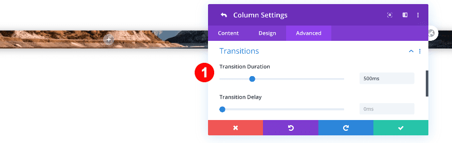 transition duration