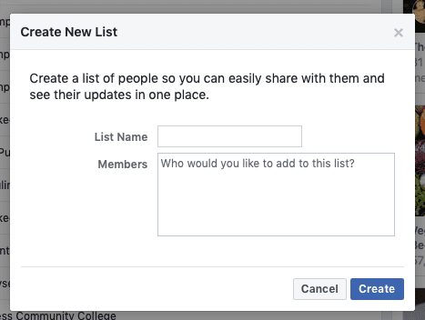 facebook restricted list