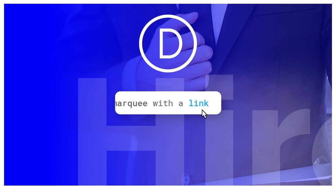 How to Create a Simple Text Marquee with Divi