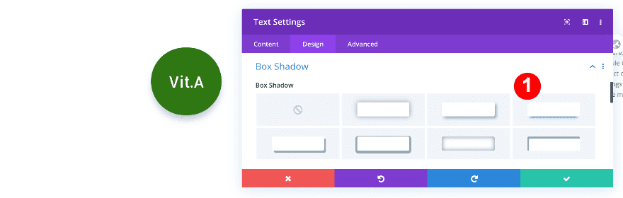 add a box shadow to the circle