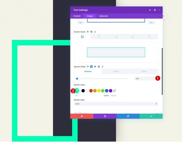 Module Border Using Low Z Index Module Borders as Backgrounds with Divi