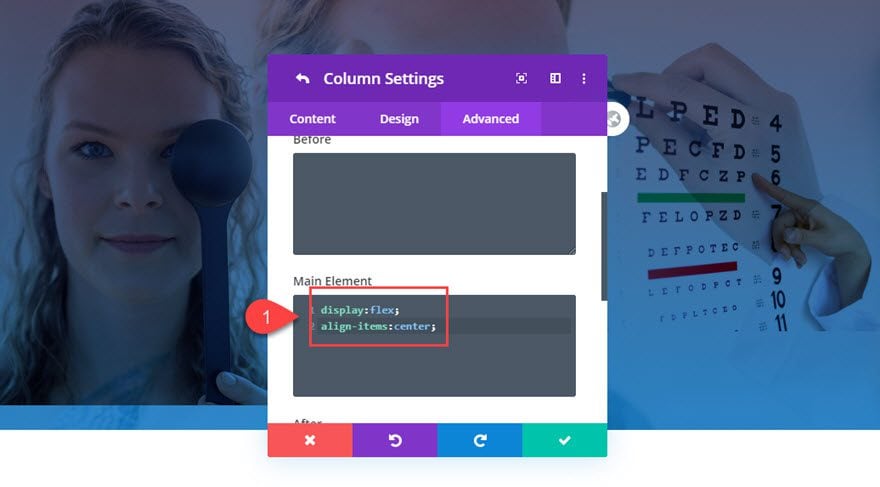 blend images in divi