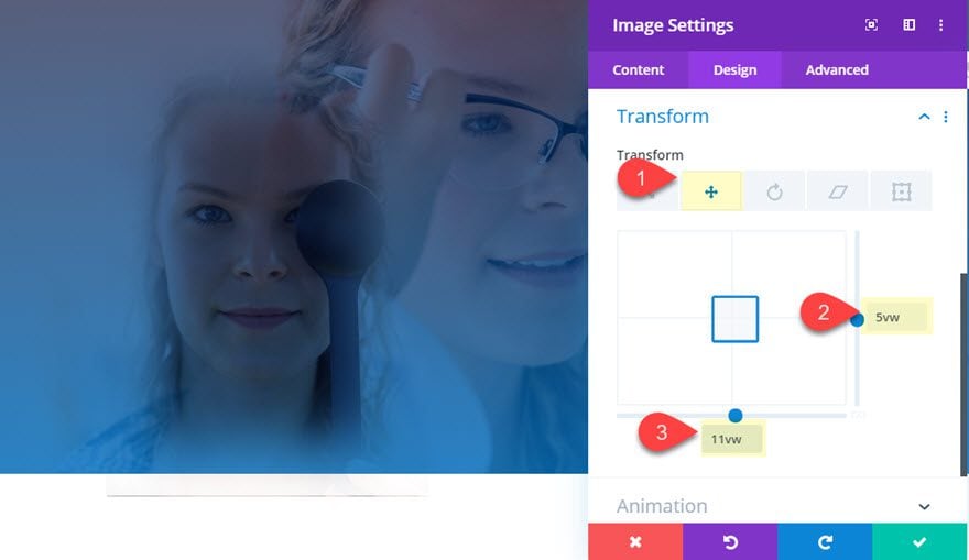 blend images in divi