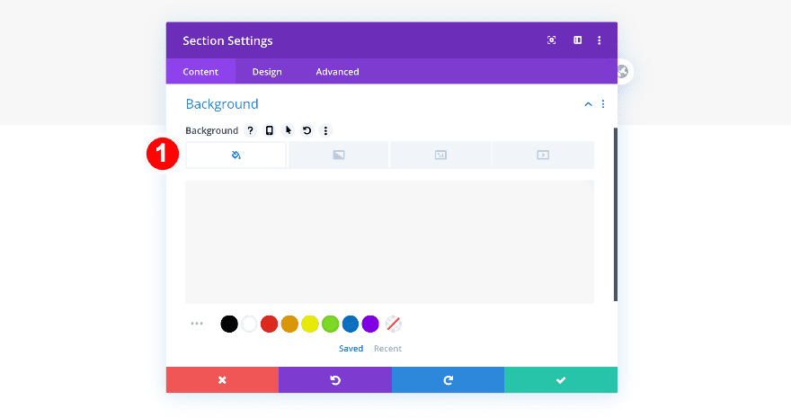 background settings