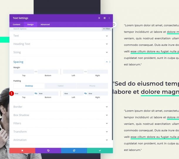 Module Border Using Low Z Index Module Borders as Backgrounds with Divi