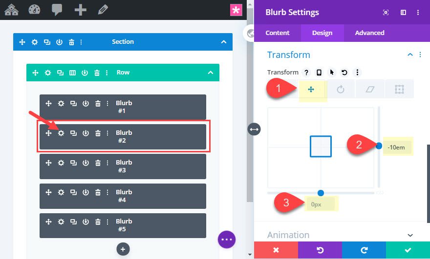 divi circular icon menu