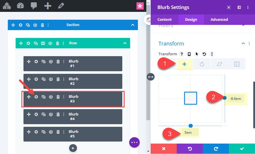 divi circular icon menu